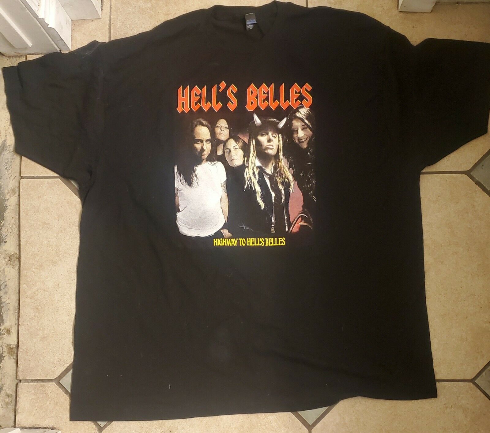Hells Belles Female Ac/dc Tribute Band Tshirt Xxxl