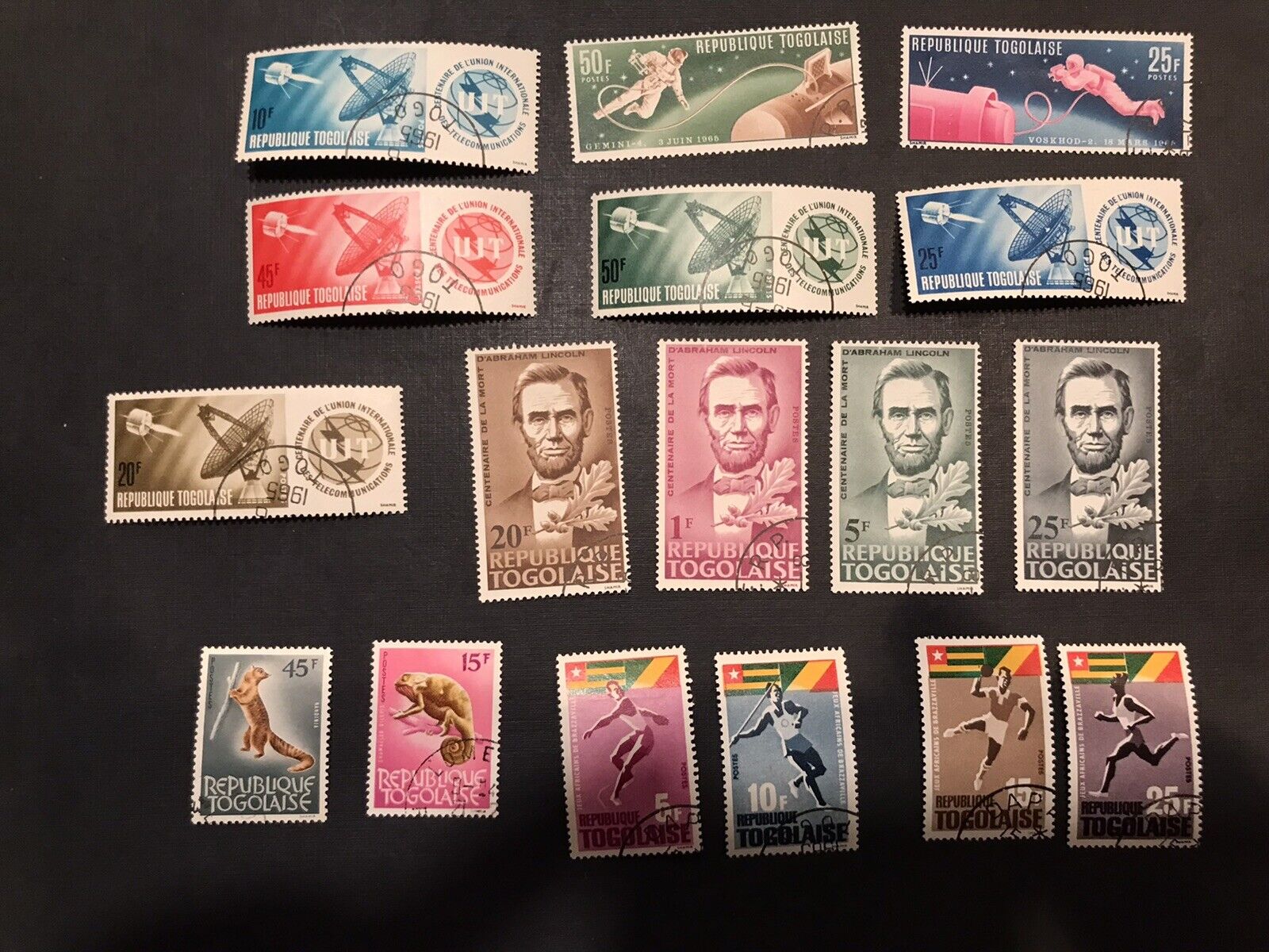 Togo Stamps Used.