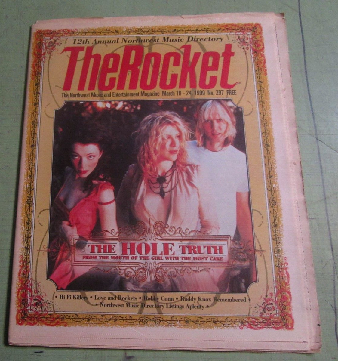 The Rocket 1999 Seattle Music Magazine Paper Hole Hi Fi Killers Love N Rockets