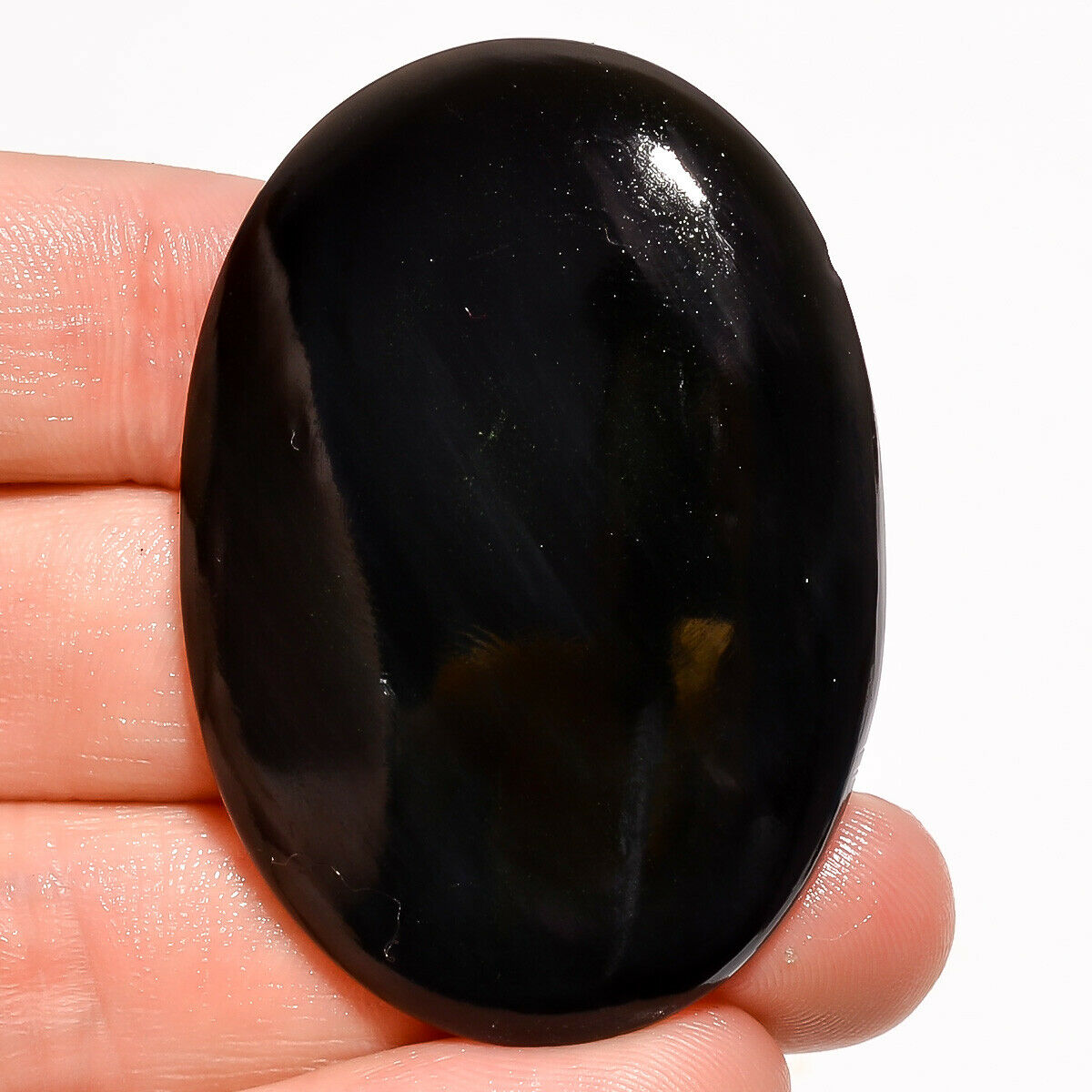 80.45 Ct. 100% Natural Rainbow Eye Obsidian Oval Cabochon Loose Gemstone As-2200