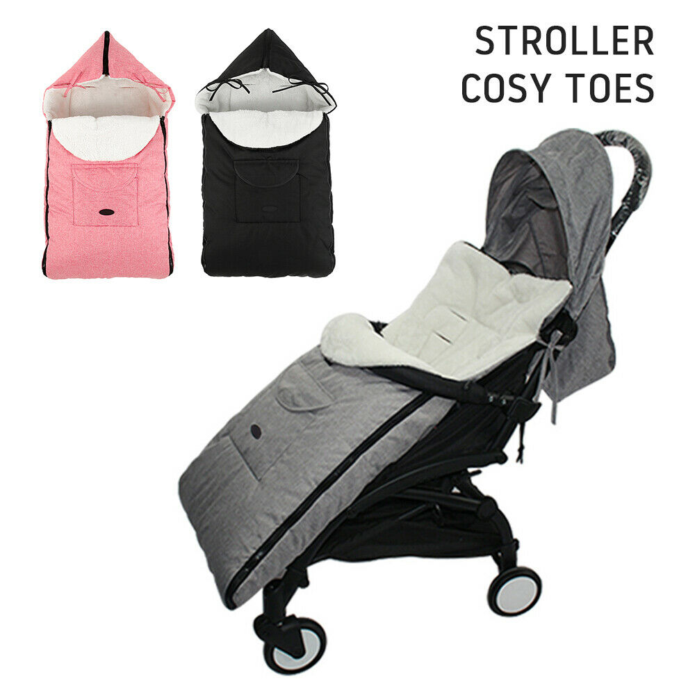 Baby Stroller Warm Footmuff Comfort Windproof Stroller Sleeping Bag Universal Me