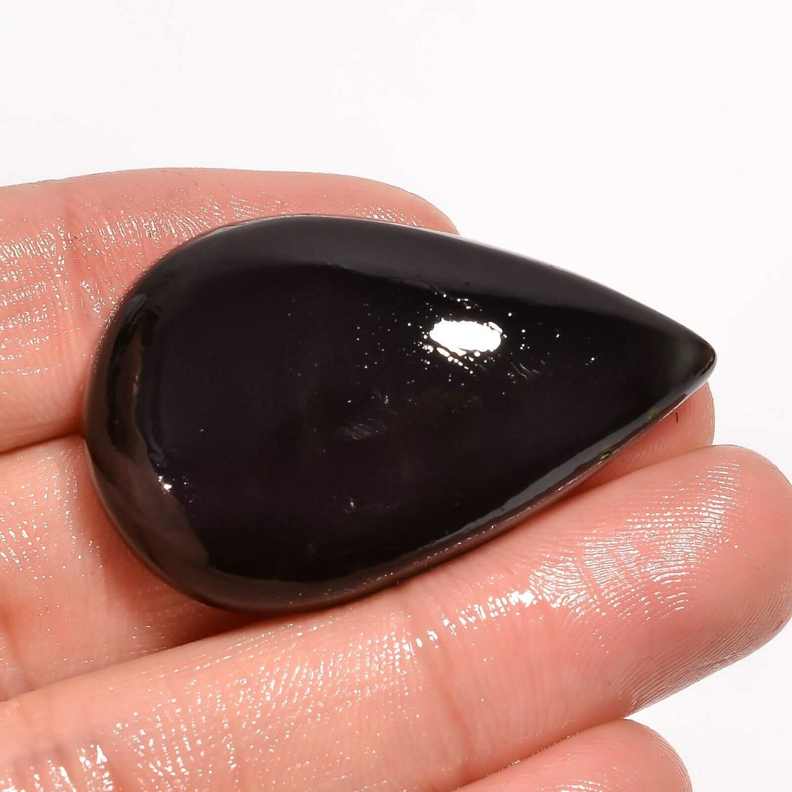 Natural Rainbow Eye Obsidian Pear Cabochon Genuine Loose Gemstone 51 Cts Nn-777
