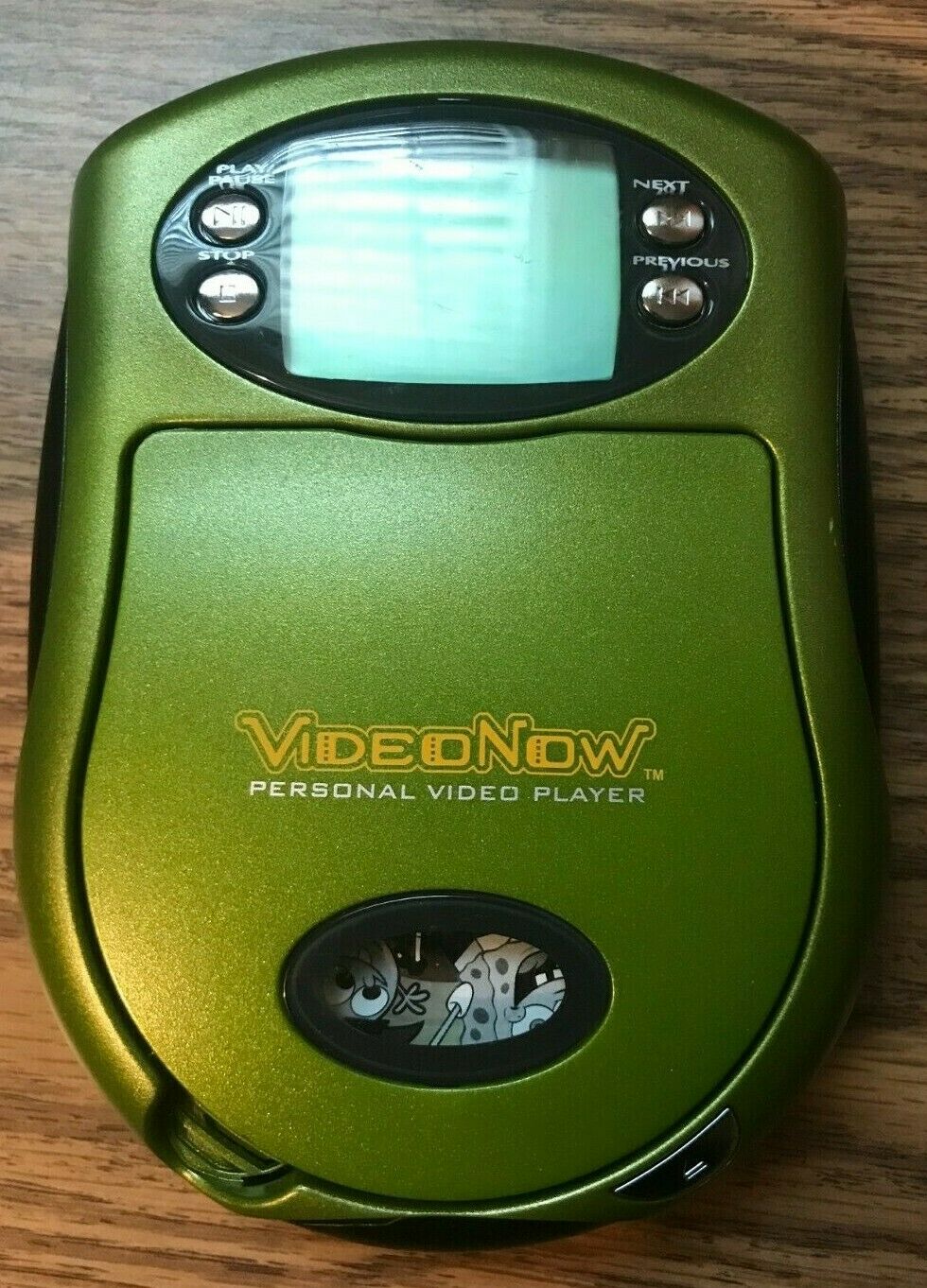 Vintage 2003 Video Now Personal Video Player Hasbro Green Portable Video Player